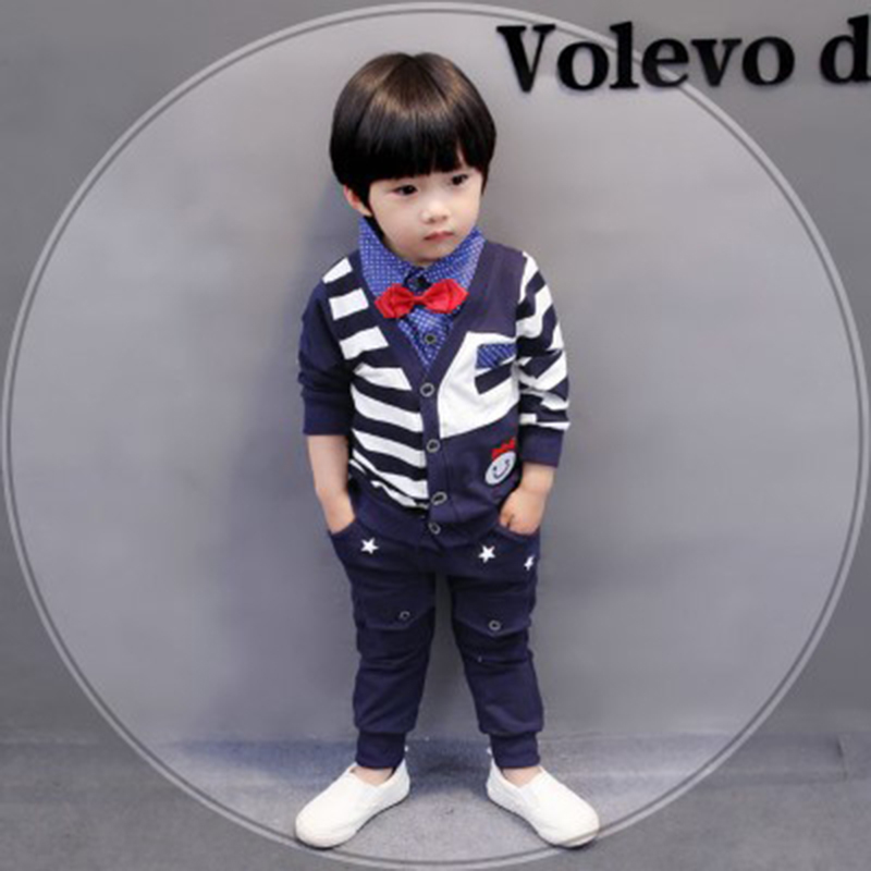 D-baby 0-4y Kids Boys Girls Autumn Sport Suit Children Clothing Set Toddler Casual Kids Clothes