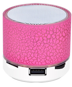 MIBO Mini Bluetooth Speaker Portable Wireless Speaker with Flash LED light MP3