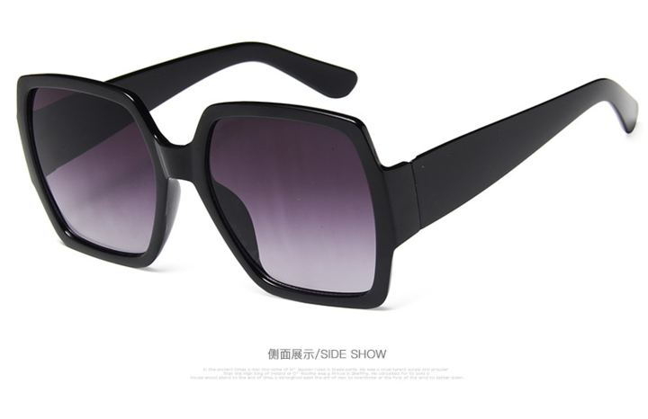 2018 Fashion Sunglasses Big Frame Colorful Vintage Sun Glasses