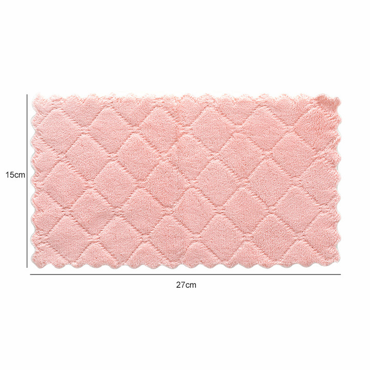 MIBO 4 Pcs Fiber Kitchen Cleaning Cloth Water Absorbing Washing Towels