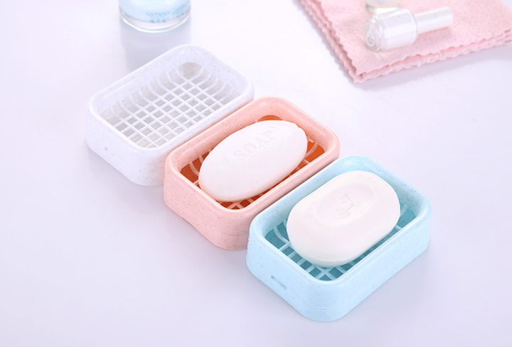 MIBO Soap Box Toilet Wash Soap Box Multi-functional Plastic Bath Soap Box Soap Holder