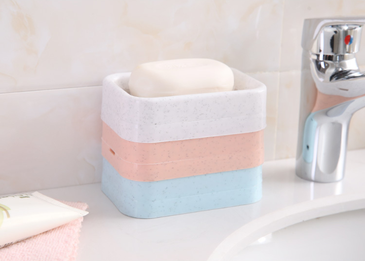 MIBO Soap Box Toilet Wash Soap Box Multi-functional Plastic Bath Soap Box Soap Holder