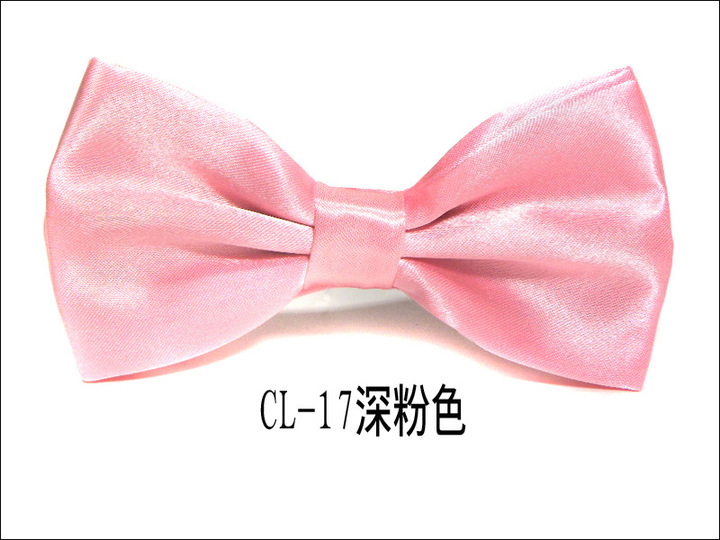 MIBO Double Cloth Bow Tie Men's Business Dress Bow Tie Pure Color Korean Style Bow