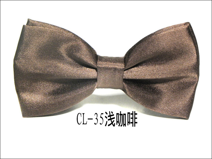 MIBO Double Cloth Bow Tie Men's Business Dress Bow Tie Pure Color Korean Style Bow
