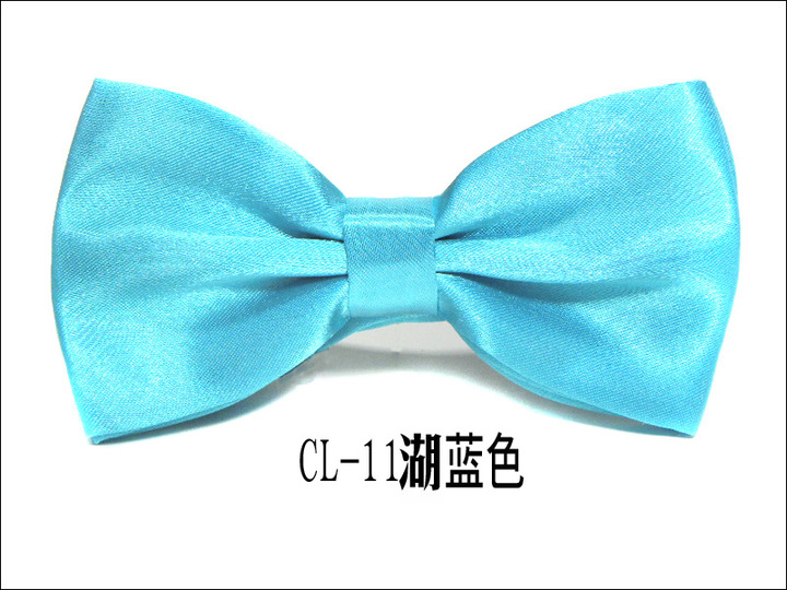 MIBO Double Cloth Bow Tie Men's Business Dress Bow Tie Pure Color Korean Style Bow