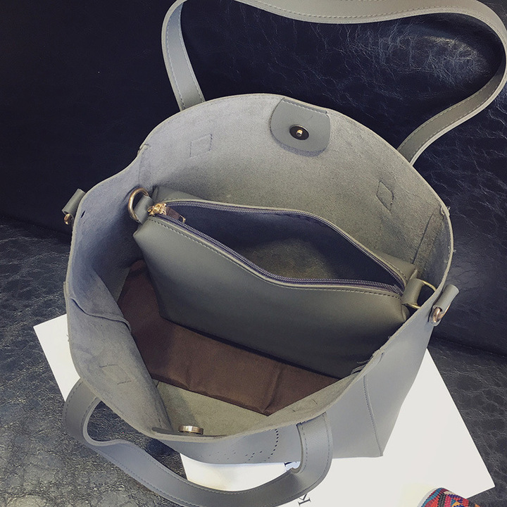 MIBO Handbags Female Bag Fashion Hollow Out Colorful Ribbon One Shoulder Bag