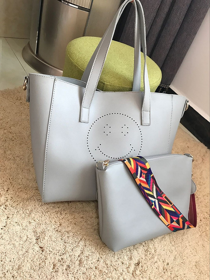 MIBO Handbags Female Bag Fashion Hollow Out Colorful Ribbon One Shoulder Bag