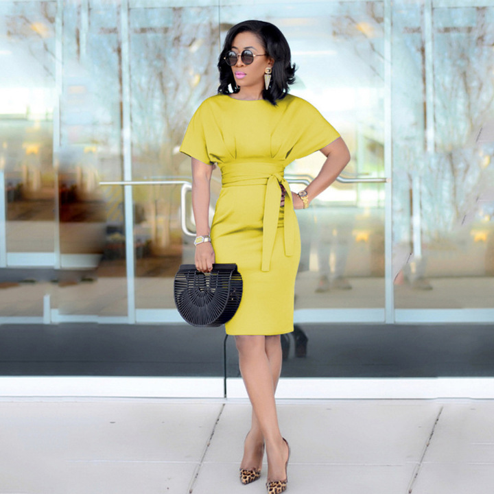 MIBO Hot Sells Women's New Fashionable Dresses and Skirts Europe America Style Formal Dress Business