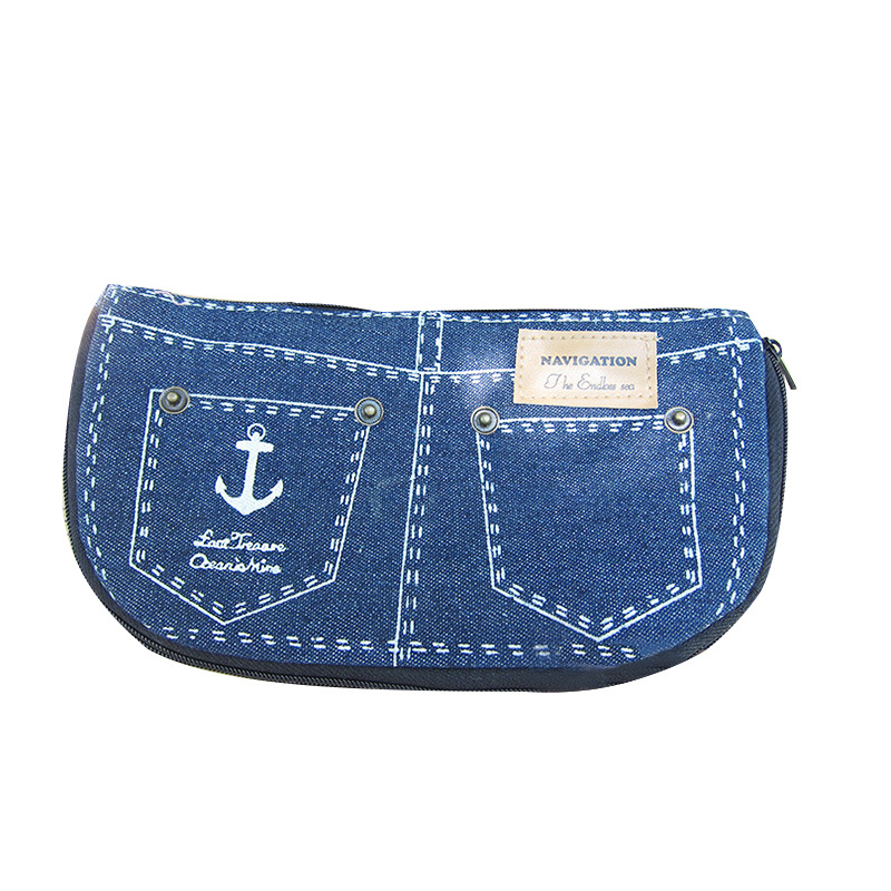 MIBO Creative Student's Pencil Bag Cartoon Shorts Stationery Pencil Case Cosmetic Makeup Bag Purse