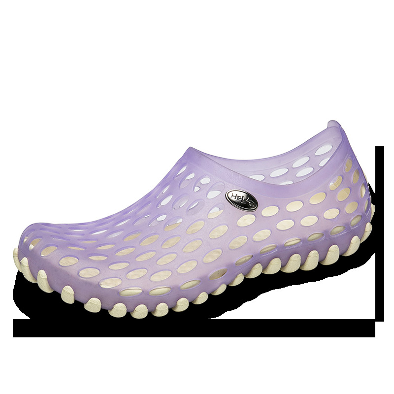 MIBO Men Sandals Clogs Hole Slippers Mules Clogs Garden Shoes Outdoors Breathable Beach Shoes