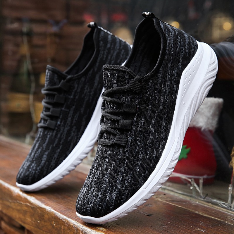 MIBO Summer Men's Sports Shoes Flying Sneakers Male Trend Casual Shoes Male Sports Wind Single Shoes