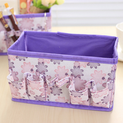 MIBO Creative Folding Cosmetic Storage Box Desktop Jewelry Box Small Multifunctional Storage Bag
