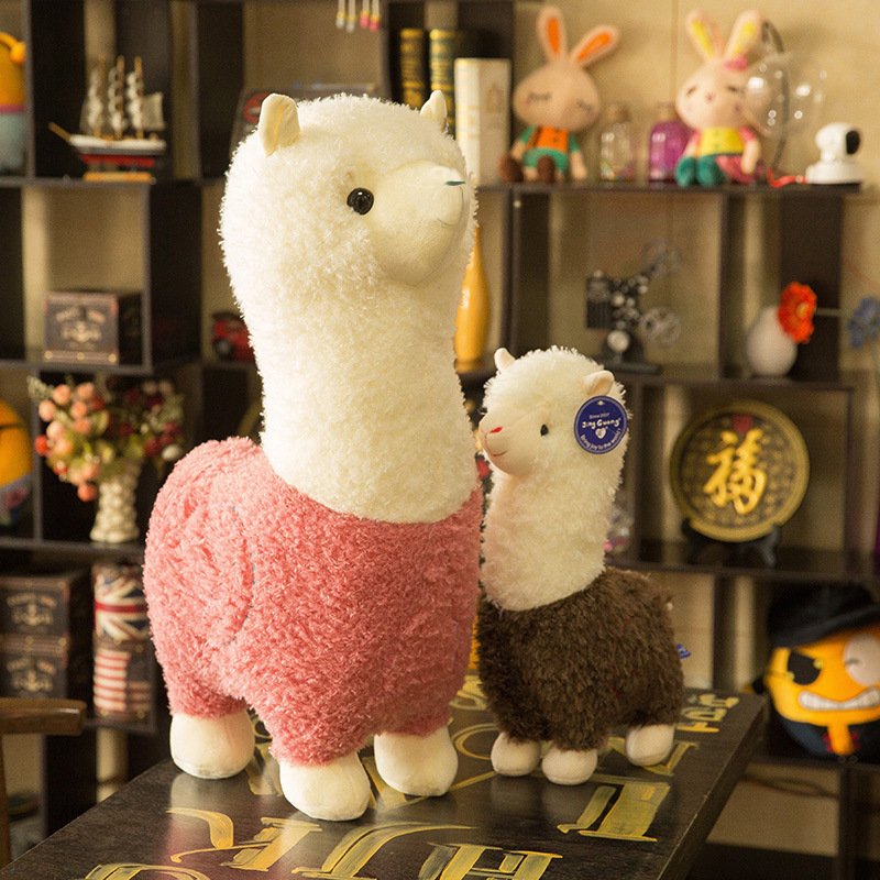 MIBO 2019 New Creative Pillow Alpaca Doll Plush Toy