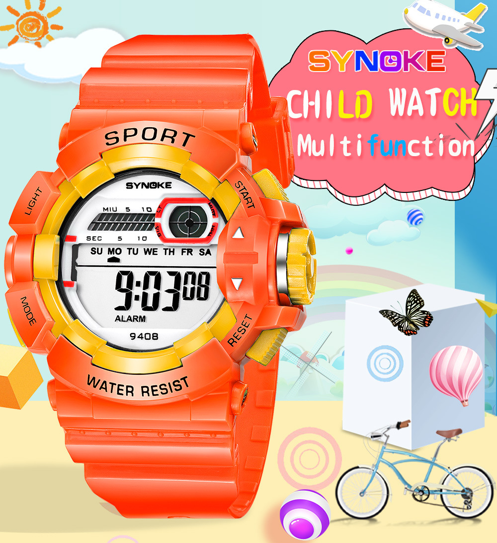 MIBO children's electronic watch waterproof fall-proof primary school watches boys and girls gifts