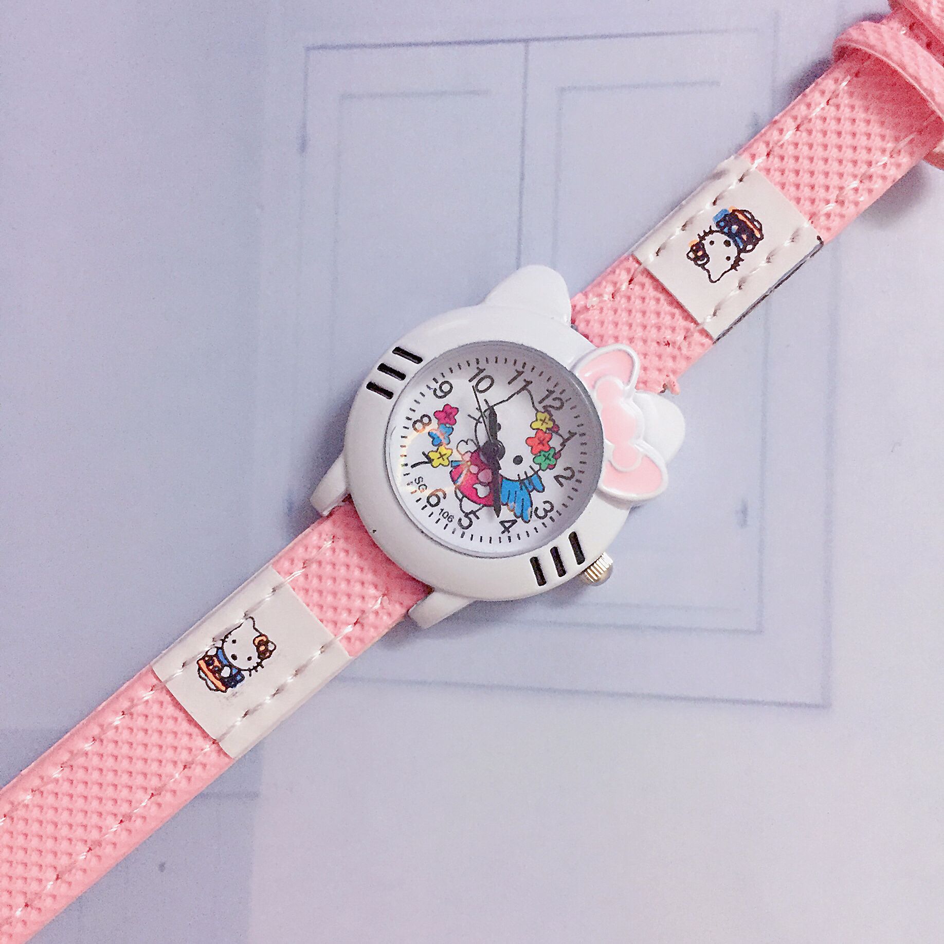 MIBO Hello Kitty Watch Cute KT Cat  Cartoon Watches Kid Girls  Cartoon Watch for Children