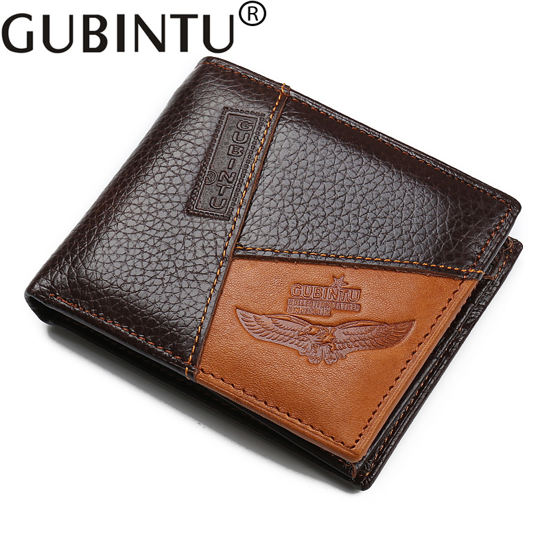 MIBO Men's Genuine Leather Wallet Creative Coin Purse Holiday Gift