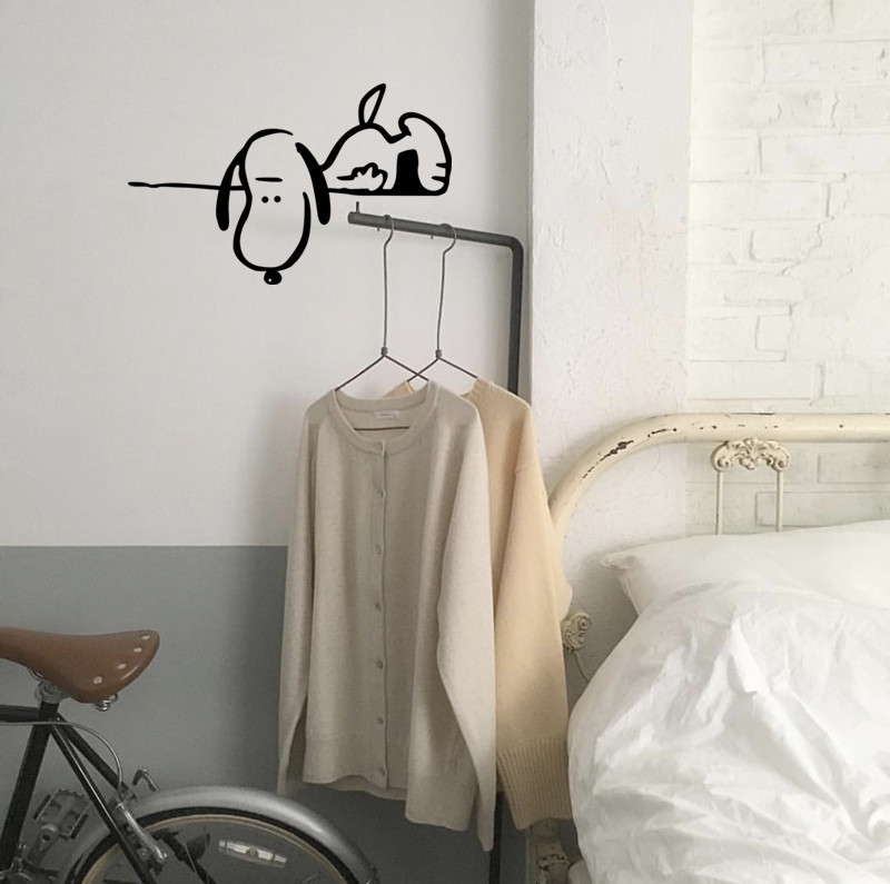 MIBO Cartoon Wall Stickers Student Dormitory Desktop Stickers Girl Heart Room Decoration Renovation