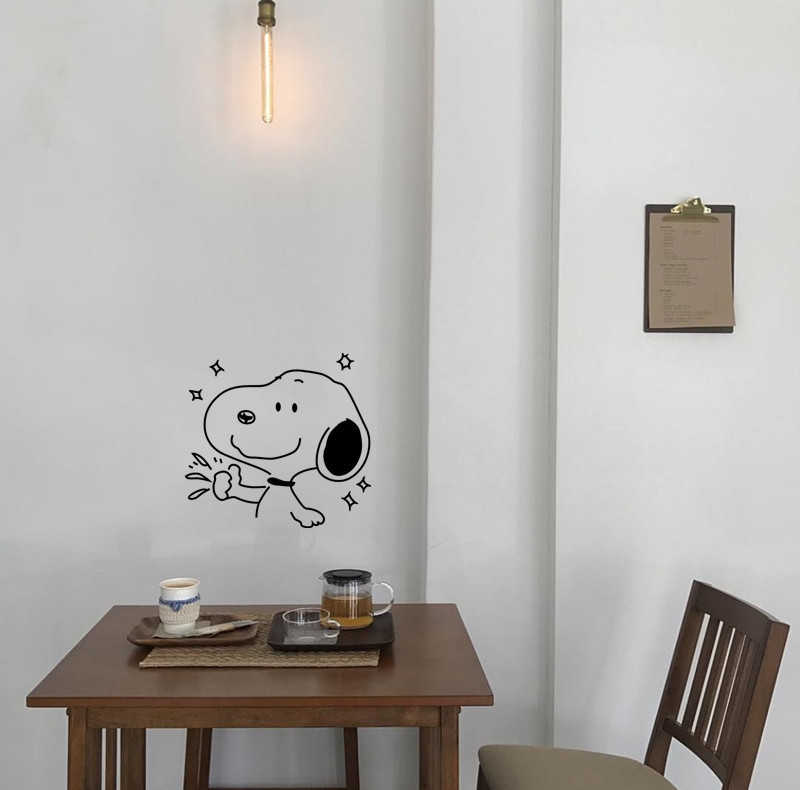 MIBO Cartoon Wall Stickers Student Dormitory Desktop Stickers Girl Heart Room Decoration Renovation