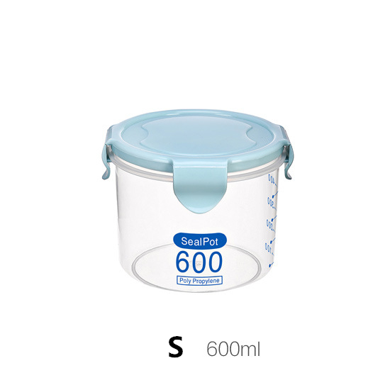 MIBO Transparent Plastic Sealed Tank Kitchen Storage Box Storage Tank