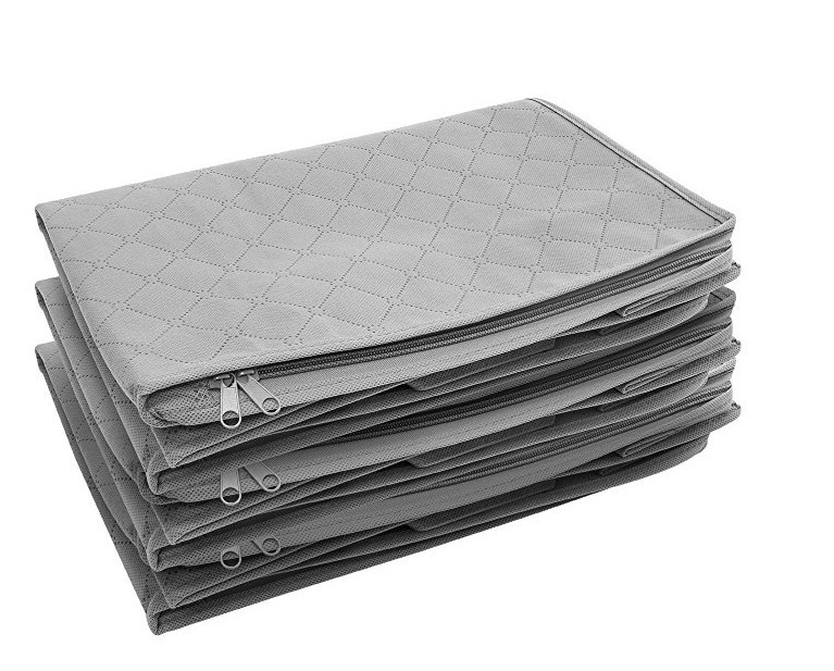 MIBO Non-woven Cloth Folding Casket Cotton Quilt Bag Clothing Dustproof Receiving Box