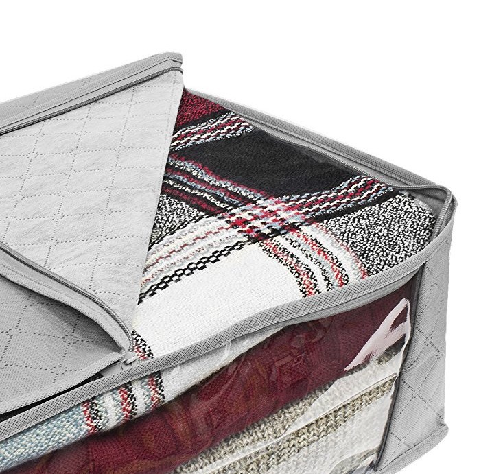 MIBO Non-woven Cloth Folding Casket Cotton Quilt Bag Clothing Dustproof Receiving Box