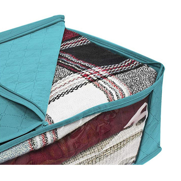 MIBO Non-woven Cloth Folding Casket Cotton Quilt Bag Clothing Dustproof Receiving Box
