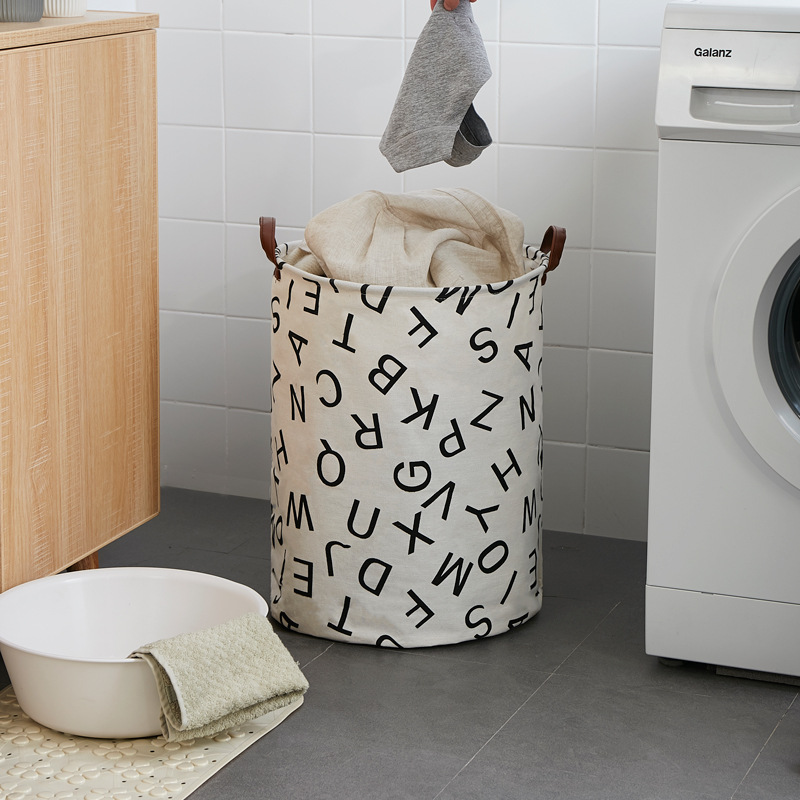 MIBO Large Laundry Basket Hampers Waterproof Dirty Clothes Storage Basket Foldable Organizer Bucket