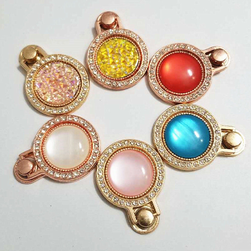 MIBO New Pearl Ring Bracket Creative Luxury Crystal Mobile Phone Ring Stand Holder