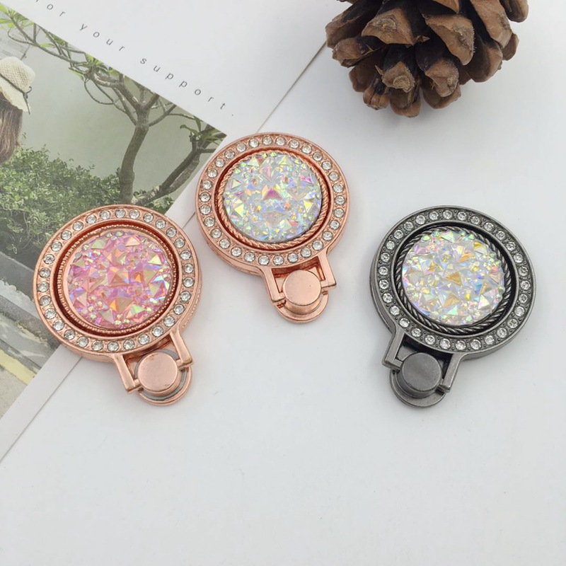 MIBO New Pearl Ring Bracket Creative Luxury Crystal Mobile Phone Ring Stand Holder