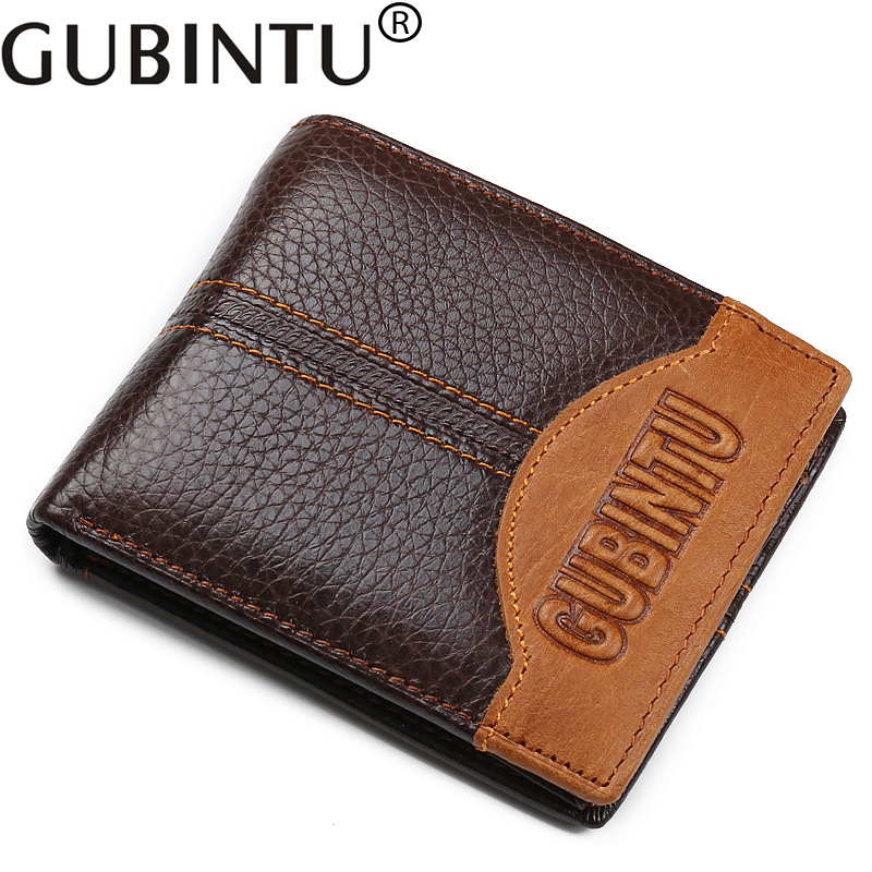 MIBO Men's Genuine Leather Wallet Creative Coin Purse Holiday Gift