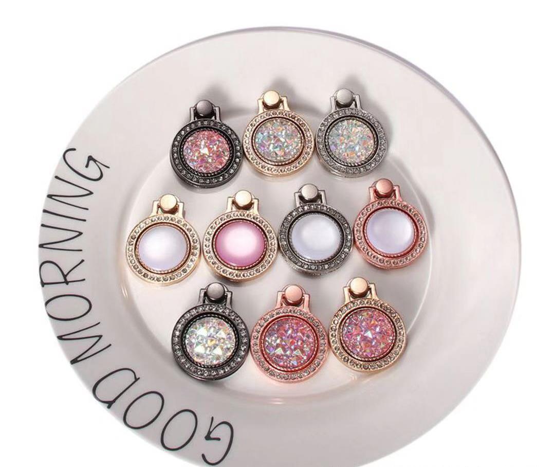 MIBO New Pearl Ring Bracket Creative Luxury Crystal Mobile Phone Ring Stand Holder