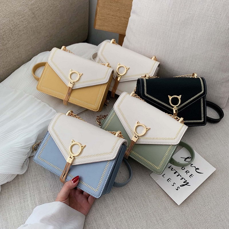 MIBO New Women's Bag Fashion Small Square Bag Single Shoulder Bag Lady Crossbody Bag Ladies Handbag