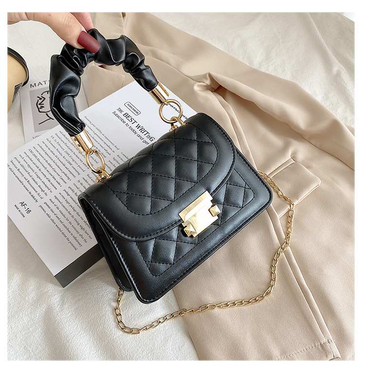 MIBO Ins Women's Bag Fashion Chain Crossbody Small Square Bag Lady Handbag PU Bag for Ladies