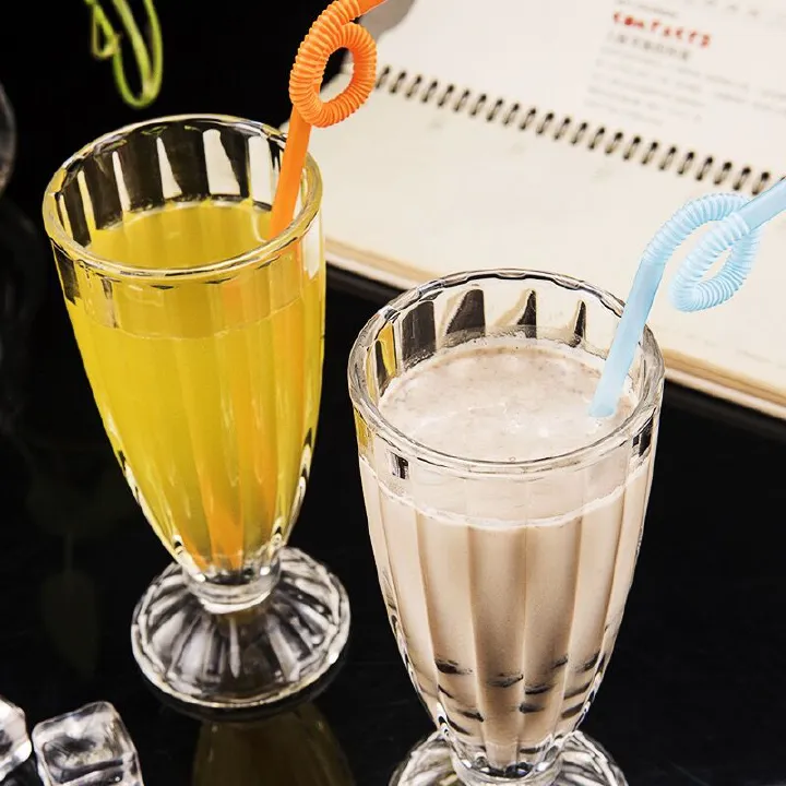 【Promotion】Sundabests 6pcs/Set Glass Cups Juice Cup for Home Bar High Quality Round Glassware Drinkware Sets(130007760)