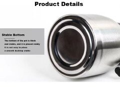 SUNDABESTS 1 PC 2L Coffee Pot Vacuum Flask Kettle Kitchen Appliance （130020176,130017753)