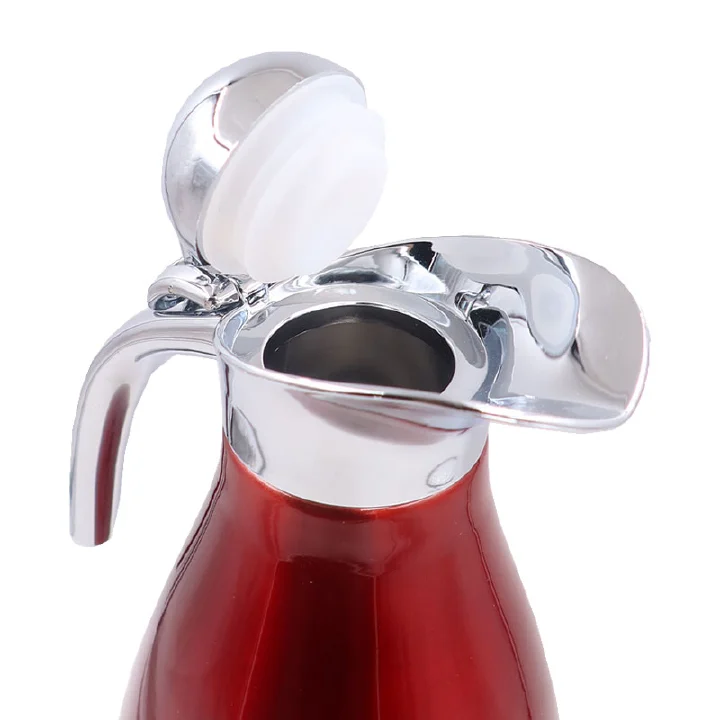 SUNDABESTS 2.0L Stainless Steel Vacuum Coffee Pot Vacuum Thermos Flask Kettle Silver 2L（130020179）（130020176）（130020177）
