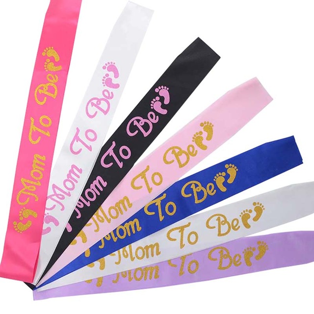 Mom To Be Sash Baby Shower Gender Party Decorations Women