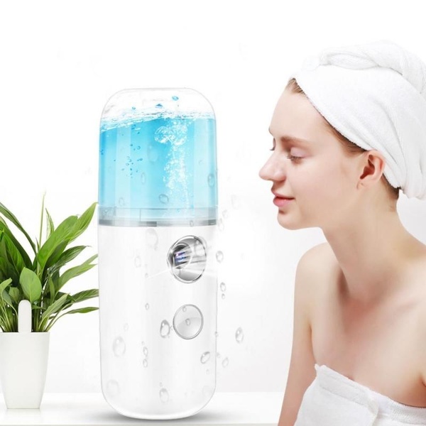 USB Handy Nano Mist Spray Atomization Mister Face Facial Moisturizing Mist Sprayer 30ml