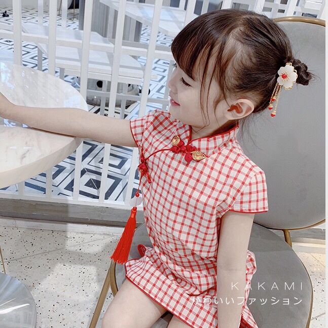 Summer Baby Girls Dresses Cheongsam Dress Girl Clothing Princess Dress Children Kids Chinese Clothes