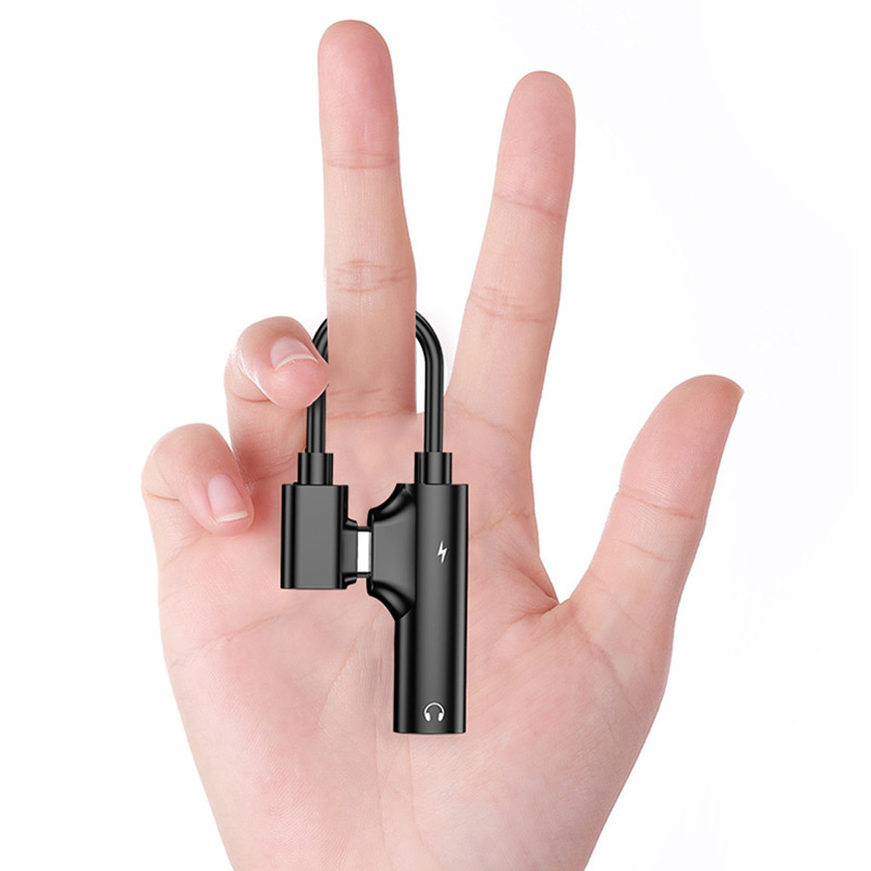 Type C Charging Adapter Audio Adapter Cable for Earphone Android Mobile Phone Voice Call