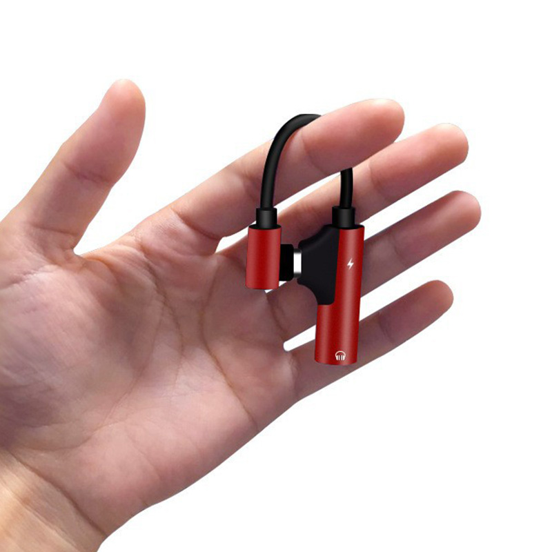 Type C Charging Adapter Audio Adapter Cable for Earphone Android Mobile Phone Voice Call