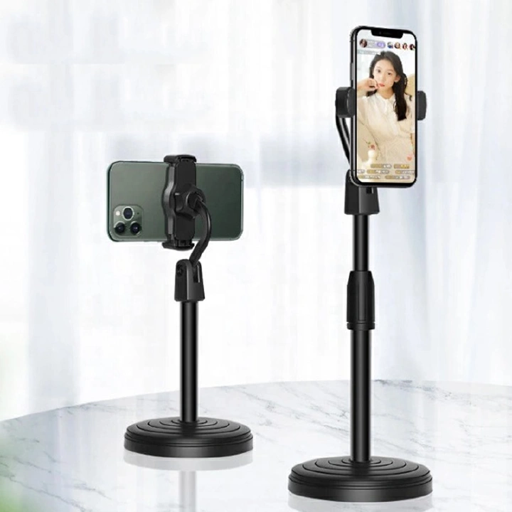 Universal Mobile Accessories Desktop Phone Holder Stand Adjustable Retractable Stable Anti-skid Live Broadcast Bracket Portable Desk Cell Phone Holder
