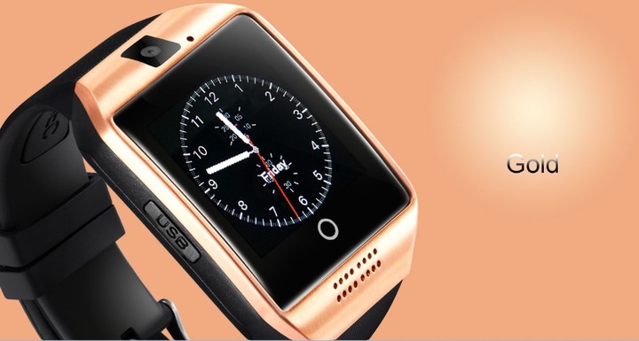 Bluetooth Smart Watch Men Q18 With Touch Screen Big Battery Support TF Sim Card Camera for Android