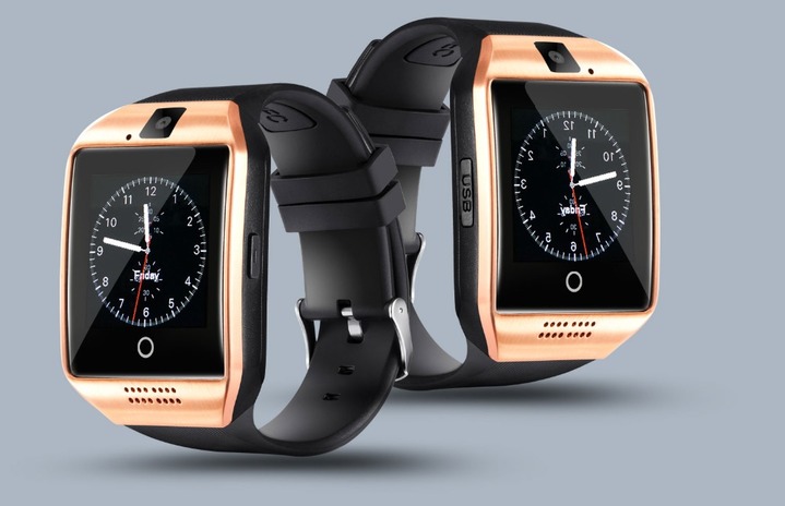 Bluetooth Smart Watch Men Q18 With Touch Screen Big Battery Support TF Sim Card Camera for Android