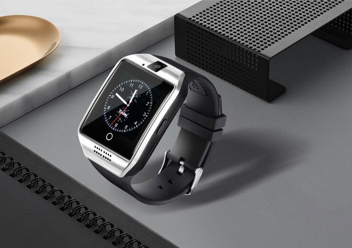 Bluetooth Smart Watch Men Q18 With Touch Screen Big Battery Support TF Sim Card Camera for Android