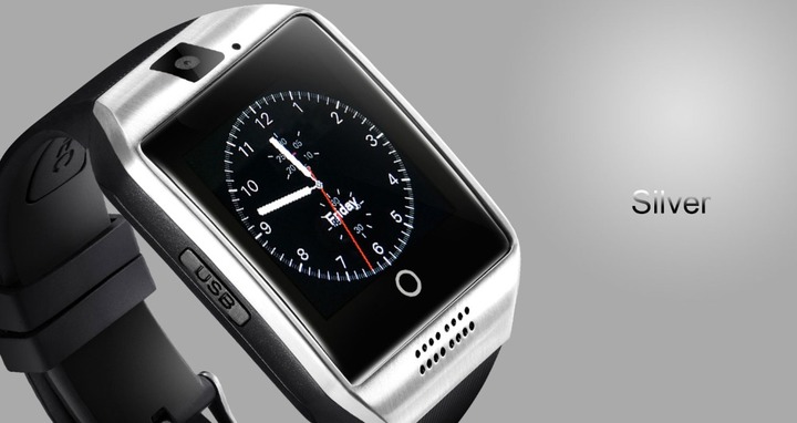 Bluetooth Smart Watch Men Q18 With Touch Screen Big Battery Support TF Sim Card Camera for Android