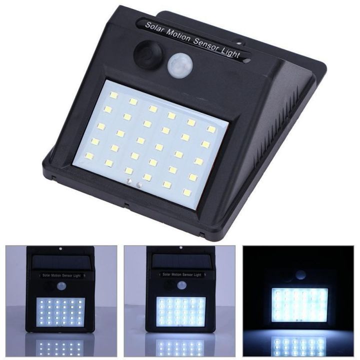 LED Solar Powered Motion Sensor Light Garden Fence Patio Security Wall Light Lamp Night Light