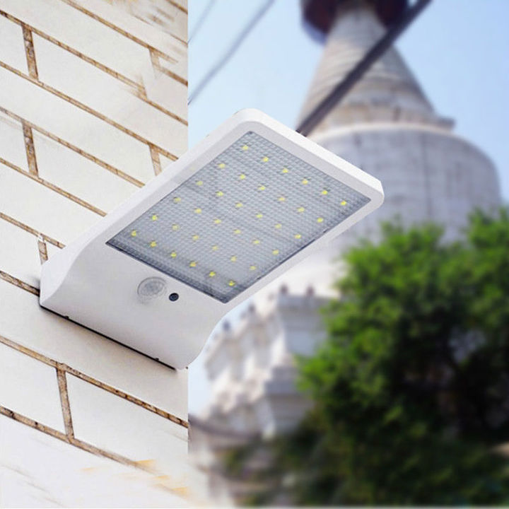 36 LED Outdoor Waterproof Light Solar Powered Motion Sensor Garden Security Lamp