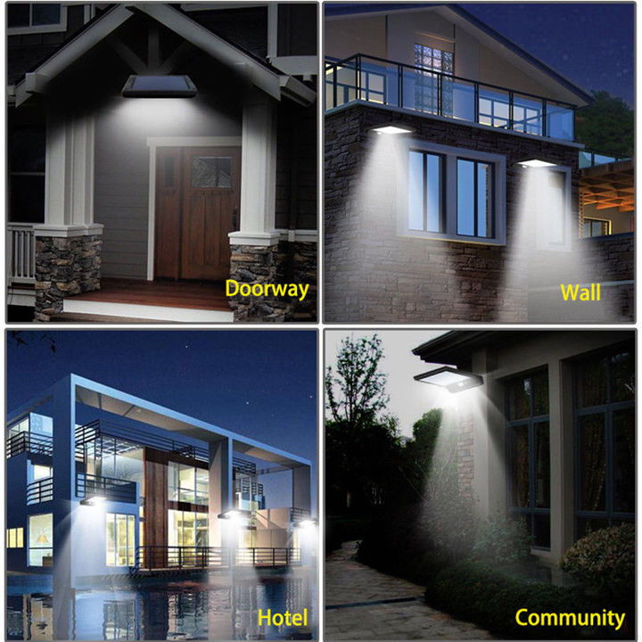 36 LED Outdoor Waterproof Light Solar Powered Motion Sensor Garden Security Lamp