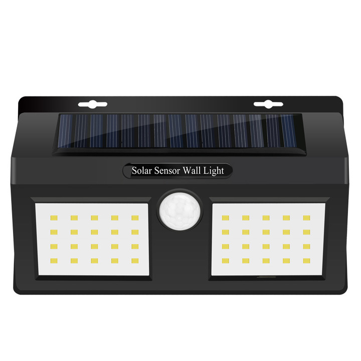 LED Solar Lighting Home Improvement Powered Sensor Garden Fence Security Wall Lamp Night Light